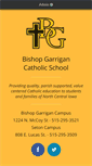 Mobile Screenshot of bishopgarrigan.org